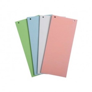 Divisori Exacompta formato 105x240 mm 180 g/m² colori assortiti - conf. 100 pezzi - 13495B