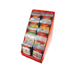 Espositore 210 etichette adesive Markin in formati e colori assortiti X100ESP-2