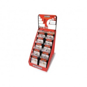 Espositore 250 etichette adesive Markin 25 bustine da 10 et. in vari formati X100ESP