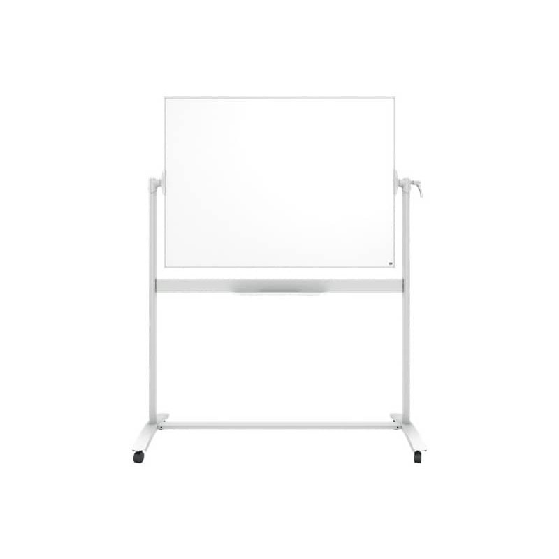 Lavagna bianca magnetica su ruote Nobo Classic 120x90 cm - laccata 1901029