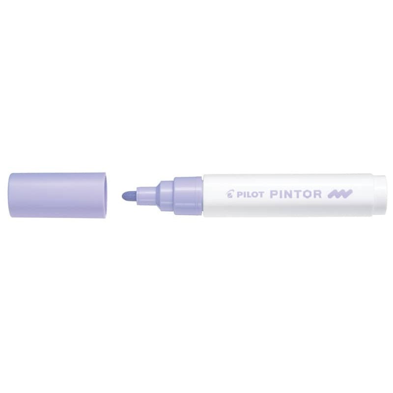 Marcatore multisuperficie Pilot Pintor a base d'acqua punta in fibra 4,5 mm viola pastello - 002373