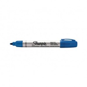 Marcatore permanente Sharpie Metal punta tonda - 1,4 mm - in conf. da 12 blu S0945730