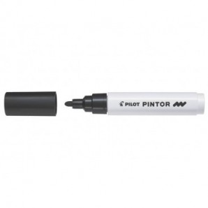 Marcatore multisuperficie Pilot Pintor a base d'acqua punta in fibra 4,5 mm nero - 002383