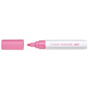 Marcatore multisuperficie Pilot Pintor a base d'acqua punta in fibra 4,5 mm rosa - 002392