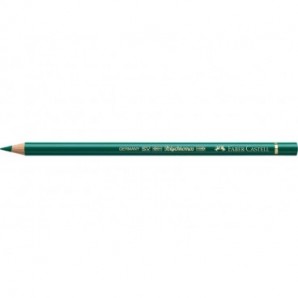 Matite colorate permanenti Faber Castell Polychromos mina 3,8 mm conf. 6 pezzi - verde di hooker - 110159