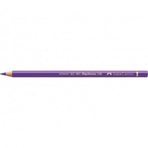 Matite colorate permanenti Faber Castell Polychromos mina 3,8 mm conf. 6 pezzi - viola porpora - 110136