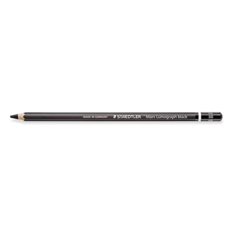 Matita in carboncino Staedtler Mars® Lumograph® Black 8B - conf. 12 pezzi - 100B-8B