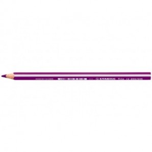 Matite colorate Stabilo Trio Maxi tratto 4,2 mm conf. 12 pezzi rosso viola - 203/345