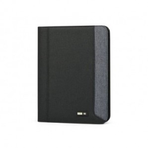 Portablocco City Time Dual A5 in tessuto tecnico - 20x25,5 cm - nero - 61504