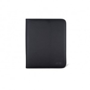 Portablocco City Time Professional A5 in eco-pelle - 20,5x25 cm - nero - 4850-N