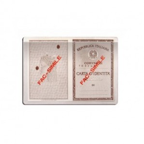 Porta carta di identità Alplast trasparente 1016