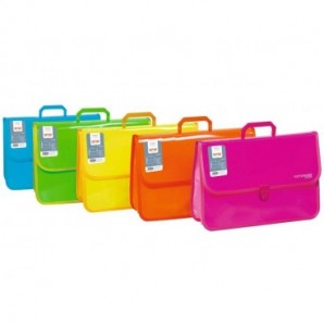 Valigetta a soffietto 27x39 cm Arda Orna Fluo colori assortiti - 0255SOF0000