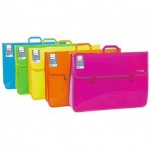 Valigetta a soffietto 37x52 cm Arda Orna Fluo colori assortiti 0256SOF0000
