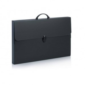 Valigetta in PPL Favorit Every Line Total Black 36,5x56,5x5,5 cm - 100501083