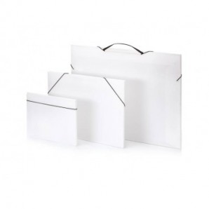 Valigetta polionda Favorit Portfolio in PPL neutro con elastico 72,5x52,5x1 cm - 100501112