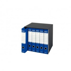 Gruppo di sei registratori con custodia Oxford G84 protocollo conf. da 6 pezzi blu - 390788050