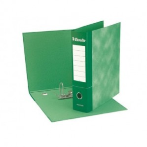 Registratore commerciale Esselte Essentials G73 23x30 cm dorso 8 cm verde - 390773180