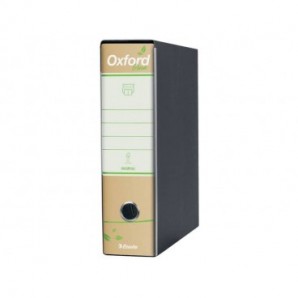 Registratore commerciale Esselte Oxford Green con custodia 23x30 cm 100% carta riciclata dorso 8 cm - 397830501