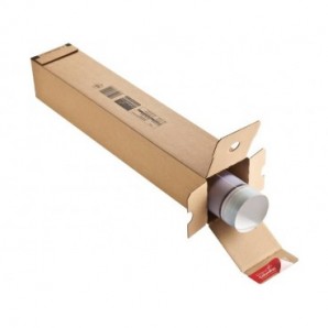 Tubo fustellato per spedizioni ColomPac conf. 10 pz - trapezoidale 86x10,8x10,8 cm - CP07206/11