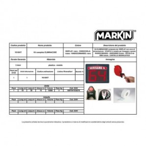 Kit eliminacode MARKIN Y610KIT