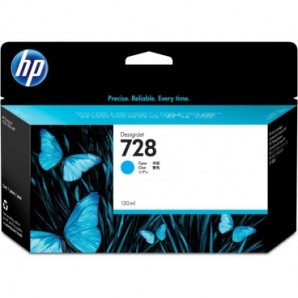 Cartuccia inkjet alta capacità 728 HP ciano F9J67A