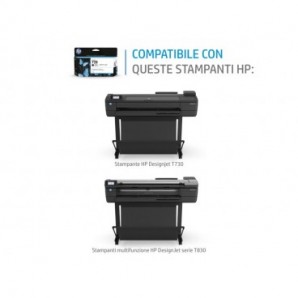 Cartuccia inkjet alta capacità 728 HP ciano F9J67A