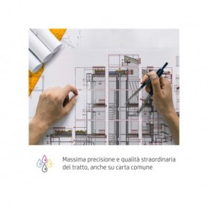 Cartuccia inkjet alta capacità 728 HP ciano F9J67A