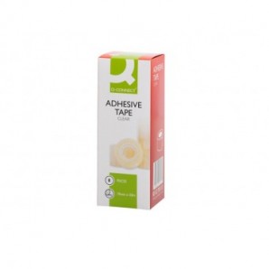 Nastro adesivo trasparente Q-Connect in PP 19 mm x 33 m - torre da 8 rotoli - KF27013