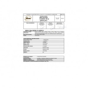 Mini crackers classico senza glutine Falcone monoporzione da 30 g - conf. 30 pz - 01-0129