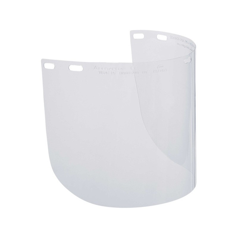 Kit di 2 visiere policarbonato VISORPC spessore 1,1 mm - 39x20 cm Delta Plus trasparente - VISORPCIN