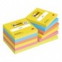 Promo pack 8+4 Post-it® standard 654 colori assortiti TFEN e BEACHSIDE - 76x76 mm - 7100290184