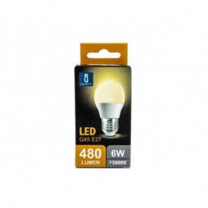 Lampadina LED G45 E27 6W - 510 lumen Aigostar luce calda B10105MQW