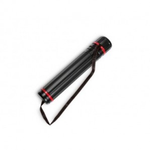 Tubo telescopico portadisegno Niji diametro 10,5 cm nero 3089