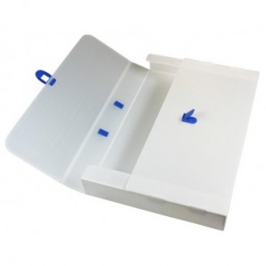 Valigetta da disegno Donau in PP formato A4 - colore bianco - 330329