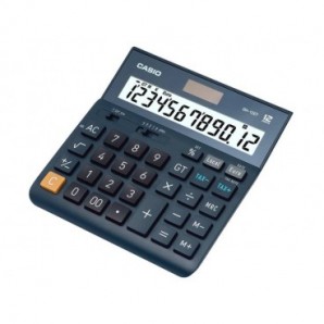 Calcolatrici da tavolo Casio Extra Big LC display - solare e batteria blu scuro DH-12ET-W-EP