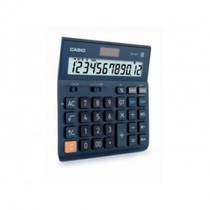 Calcolatrici da tavolo Casio Extra Big LC display - solare e batteria blu scuro DH-12ET-W-EP