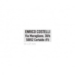 Timbro rettangolare Colop Printer G710 10x27 mm bianco - PR10G7
