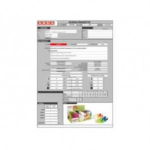 Espositore 24 dispenser tendinastro Arda RIIP - colori assortiti - nastro incluso - C1347TL