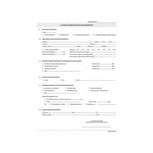 Libretto di impianto per la climatizzazione estiva e invernale All-in-1 O.C.L. - A4 - in 3 copie - 1801