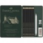 Matite colorate Faber-Castell Pitt Graphite Matt in conf. da 8 colori assortiti + 3 accessori - 115220