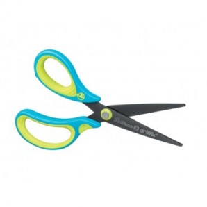 Forbici Pelikan Griffix 15 cm blu per mancini - confezione da 5 pezzi - 100401656