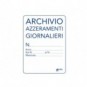 Cartellina registro azzeramenti giornalieri 31x24,5 cm O.C.L. 13 fogli - 1206