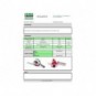 Dispenser Lebez con frizione regolabile per nastri da imballo fino a 50 mm grigio/rosso - 08