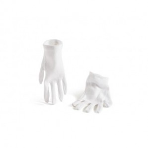 Guanti da lavoro in cotone Perfetto Style 2 per pulizia professionale - TG unica - DPI Cat. I - conf. 12 pezzi