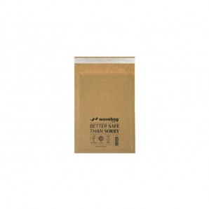 Buste per spedizione imbottite WaveBag CAC70 avana D/1 - 180x260 mm - conf. 200 pz