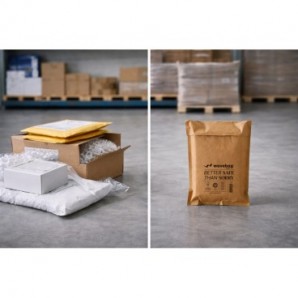 Buste per spedizione imbottite WaveBag CAC70 avana D/1 - 180x260 mm - conf. 200 pz