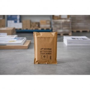 Buste per spedizione imbottite WaveBag CAC70 avana H/5 - 270x360 mm - conf. 100 pz