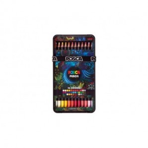 Matite colorate a base d'olio Posca Pencil - conf. 36 pz - colori assortiti M KPE-200 36C