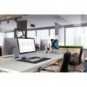 Sottomano Durable 53x40 cm con bordi arrotondati in PPL opaco nero - 7132-01