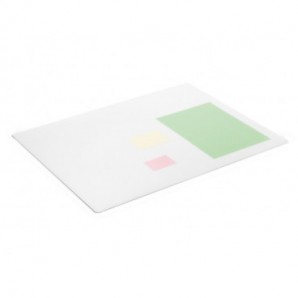 Sottomano 65x50 cm Durable con bordi arrotondati in PPL trasparente - 7123-19